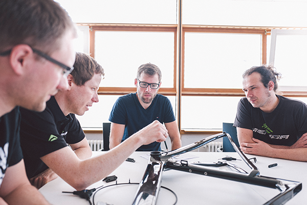 Engineers at Merida's Research and Development centre in Stuttgart, Germany